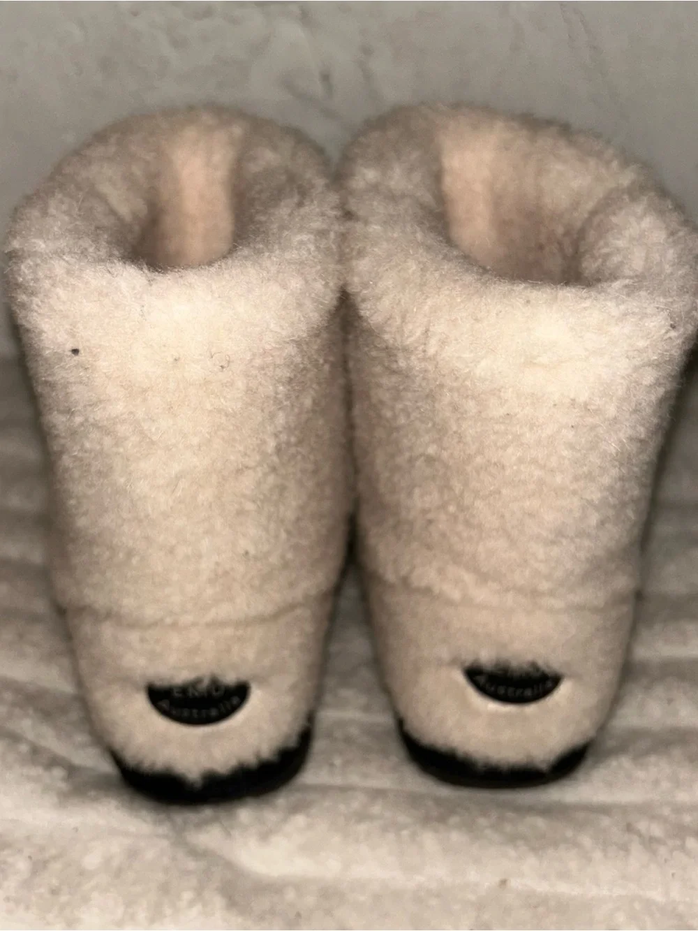 Emu Australia shaun the sheep merino wool slippers kids sheep booties